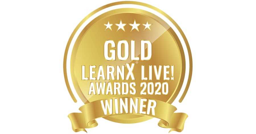 LearnX Awards Gold 2020