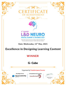 Excellence in Designing Learning Award