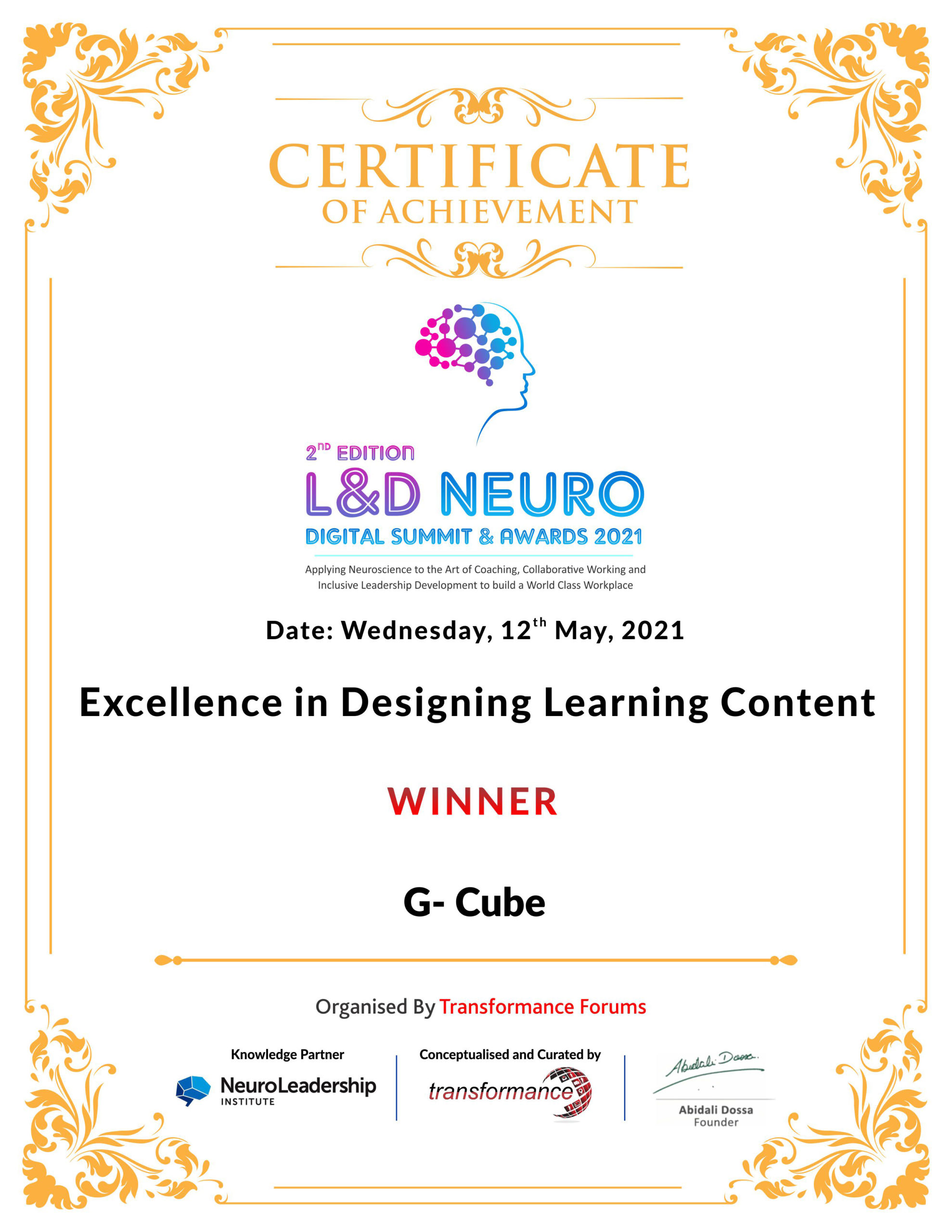 LD Neuro Certiicate 9 scaled
