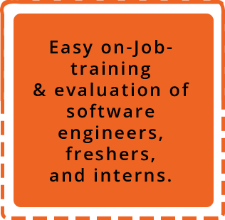 Easy on Job training evaluation of software engineers