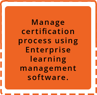 Manage certification process using Enterprise learning man