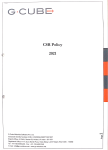 g cube csr policy