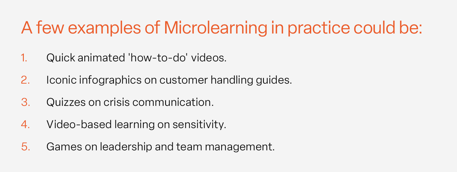 Microlearning in practice 